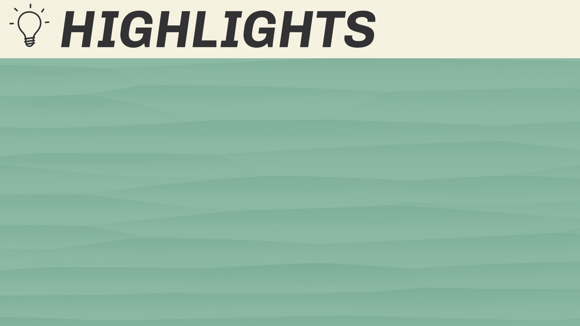 Background test 1 - Highlights